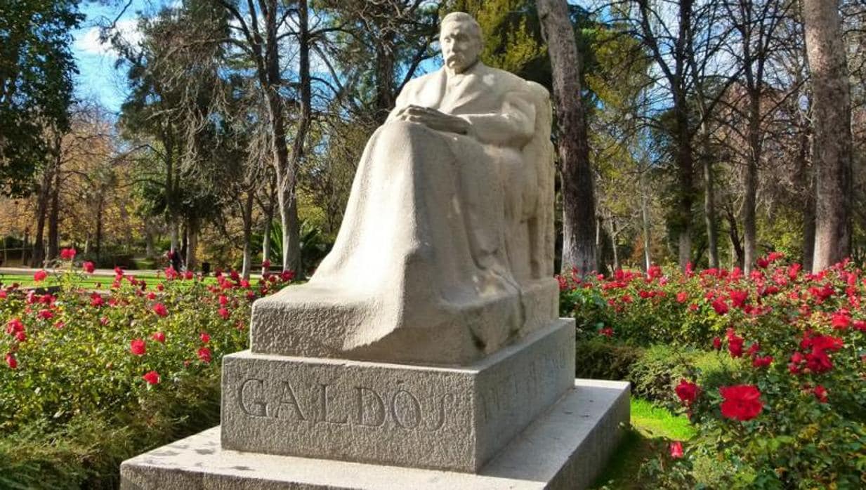 Monumento a Pérez Galdós en El Retiro
