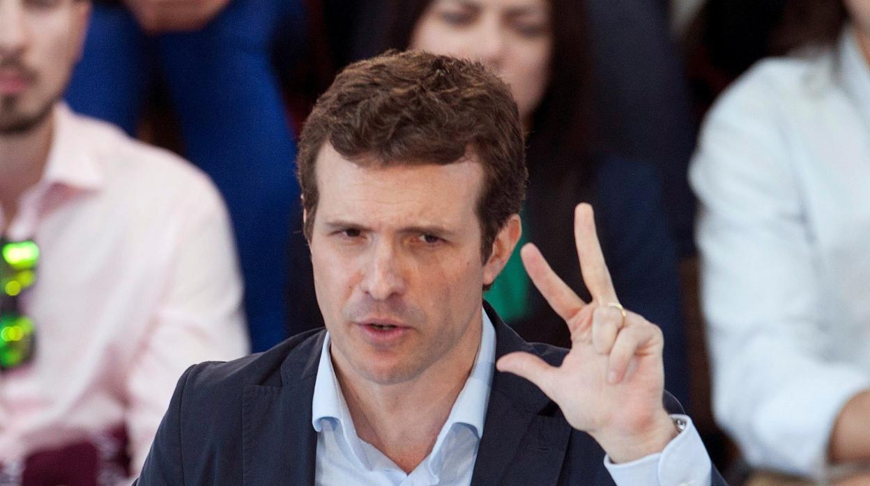 Pablo Casado, líder del PP