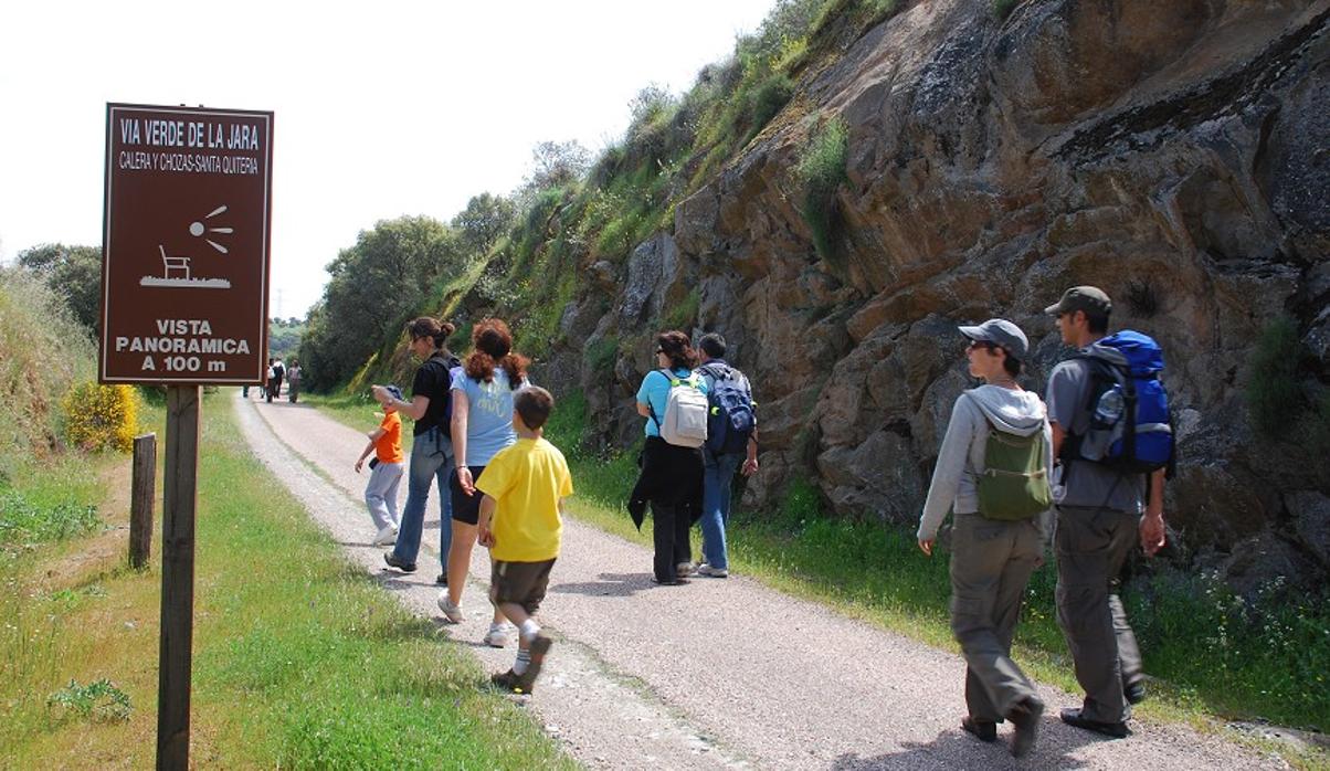 Paseo por la Vía Verde de La Jara