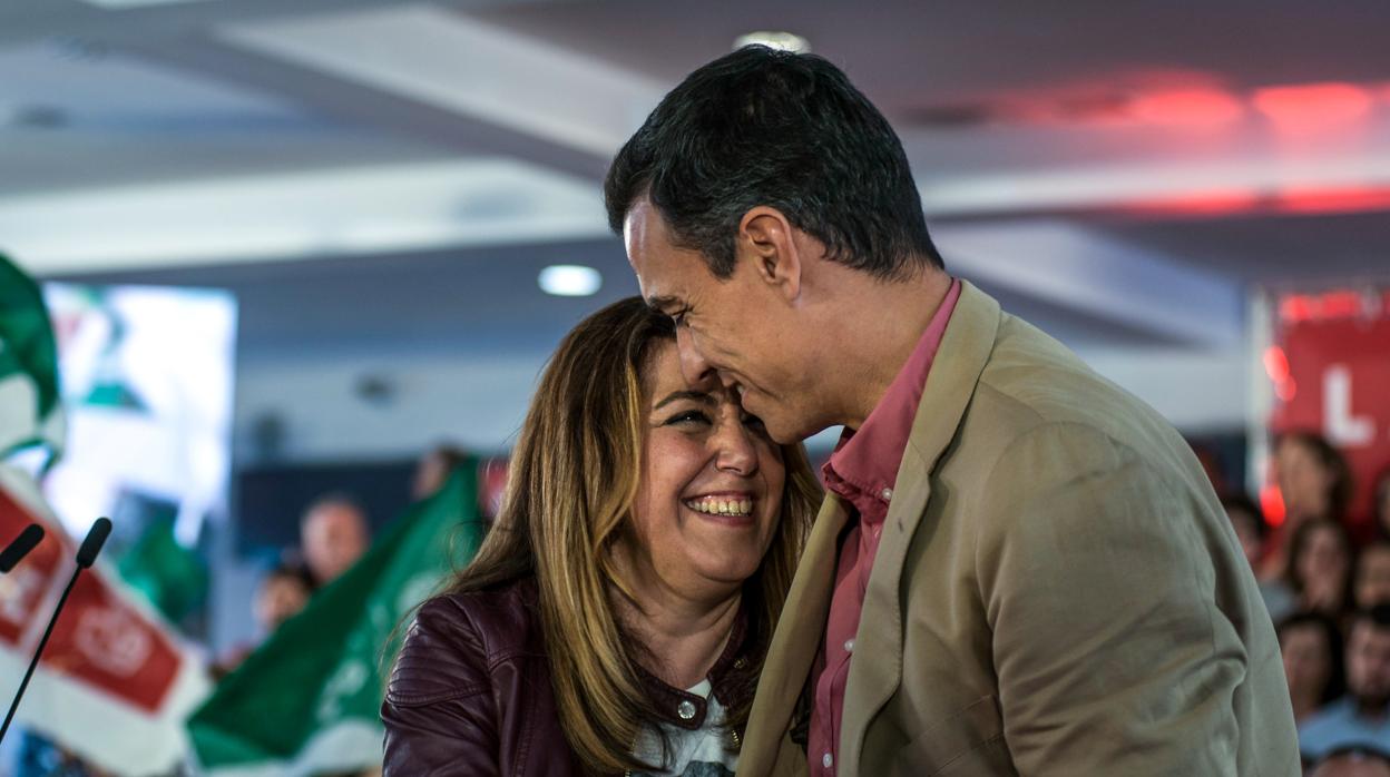 Pedro Sánchez, y Susana Díaz participan en un acto público en Jaén