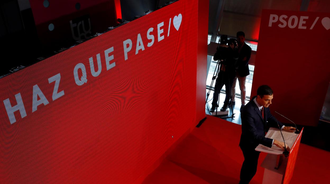 Sánchez presenta el lema del PSOE