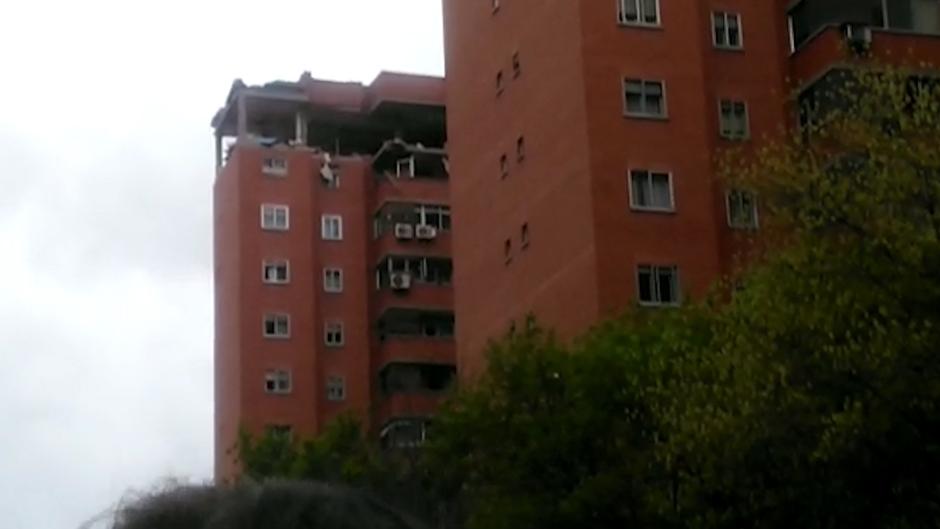 En vídeo: así ha quedado el edificio de Vallecas tras la explosión