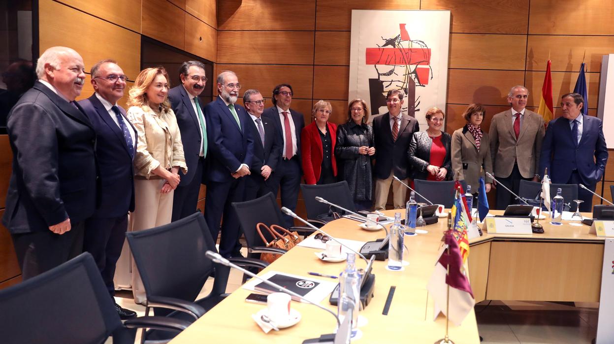 Consejeros de sanidad, este miércoles en la reunión en Madrid del Consejo Interterritorial