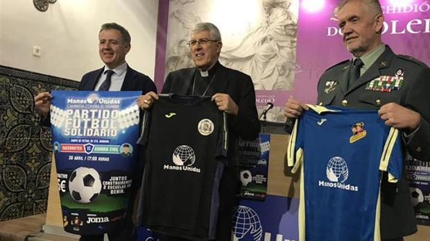 Sacerdotes y guardias civiles juegan el día 30 un partido de fútbol a favor de Manos Unidas