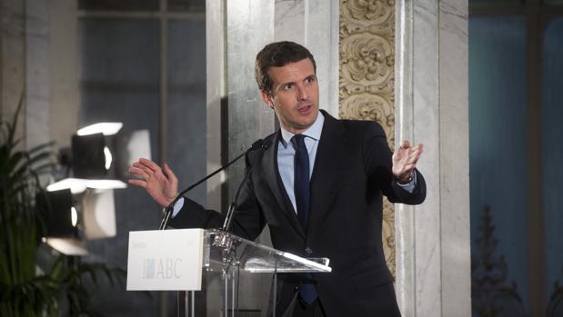 Casado: «Si PSOE y Ciudadanos suman, pactarán»