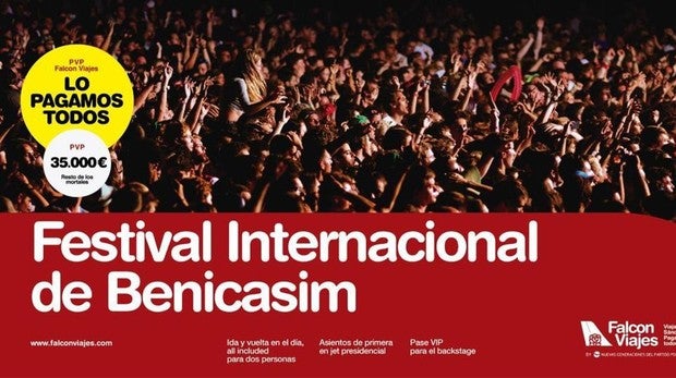 El PSOE lleva a la Fiscalía la imagen de las hijas del presidente pese a no ser de la campaña oficial de «Falcon Viajes»