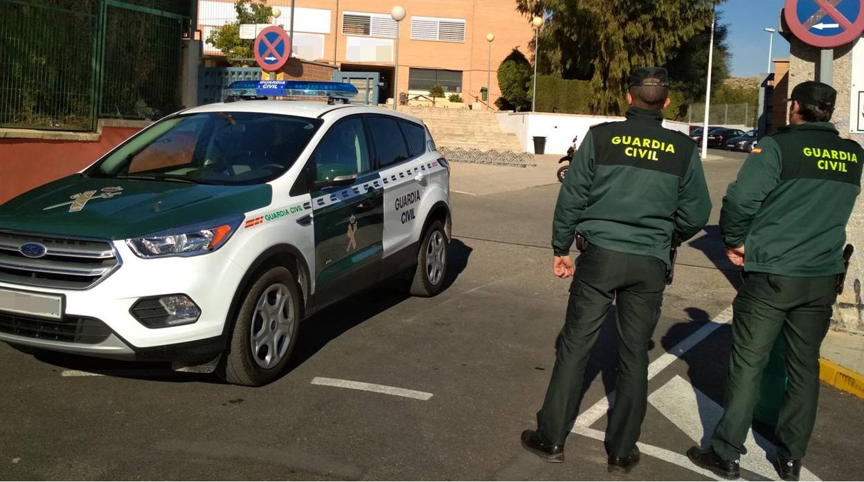 Intervención de la Guardia Civil