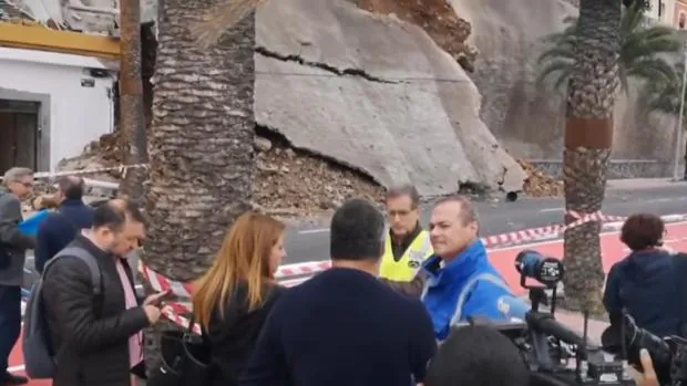 Derrumbe de un muro en Canarias, metáfora de la gestión del PSOE en Las Palmas