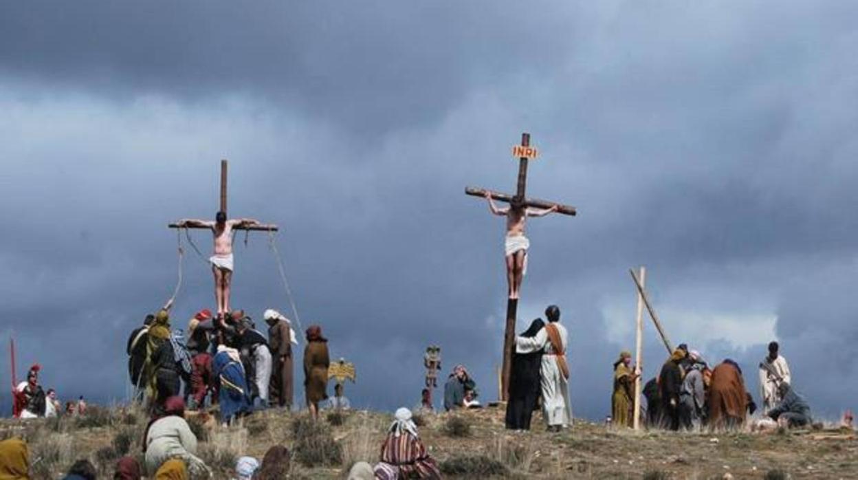 Imagen de la Pasión Viviente de Hiendelaencina (Guadalajara)