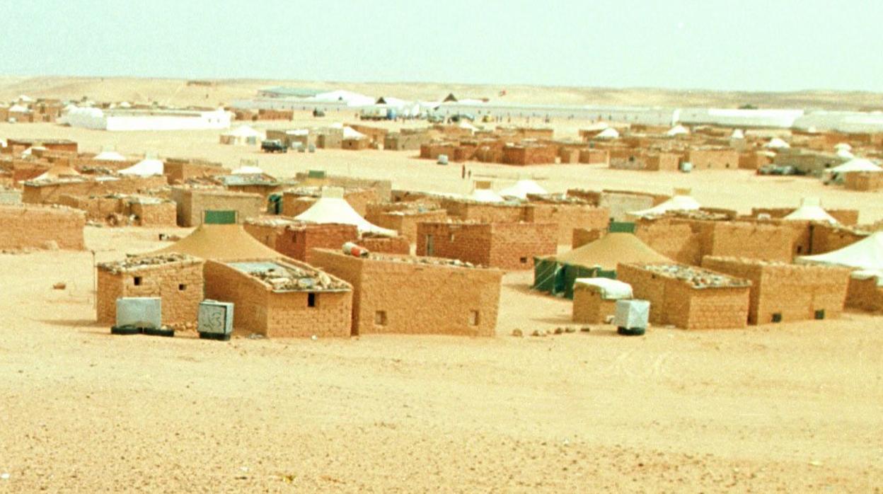 Vista de un campo de refugiados saharauis al sur de Argelia