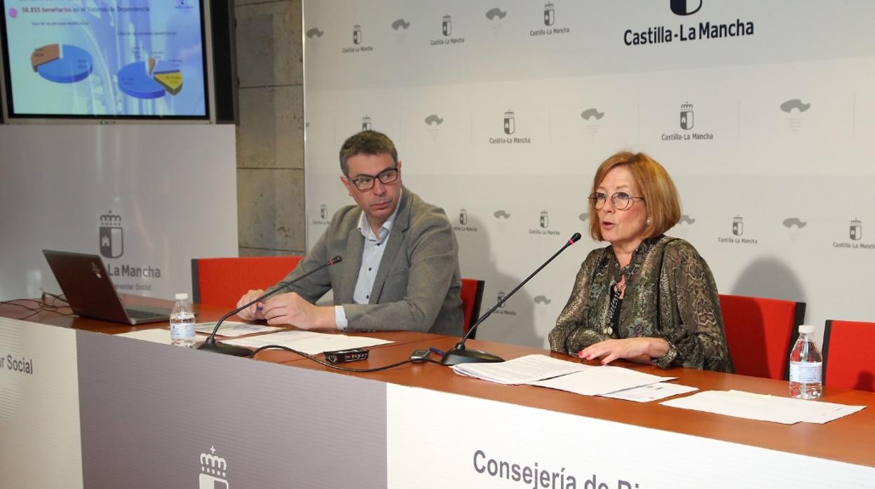 La directora general de Bienestar Social de Castilla-La Mancha, Ana Saavedra, ofreció este lunes los datos sobre dependencia