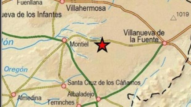 Registrado un terremoto de 2,8 grados en Montiel