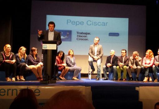 Presentación de la candidatura del PP en Benejúzar en 2015