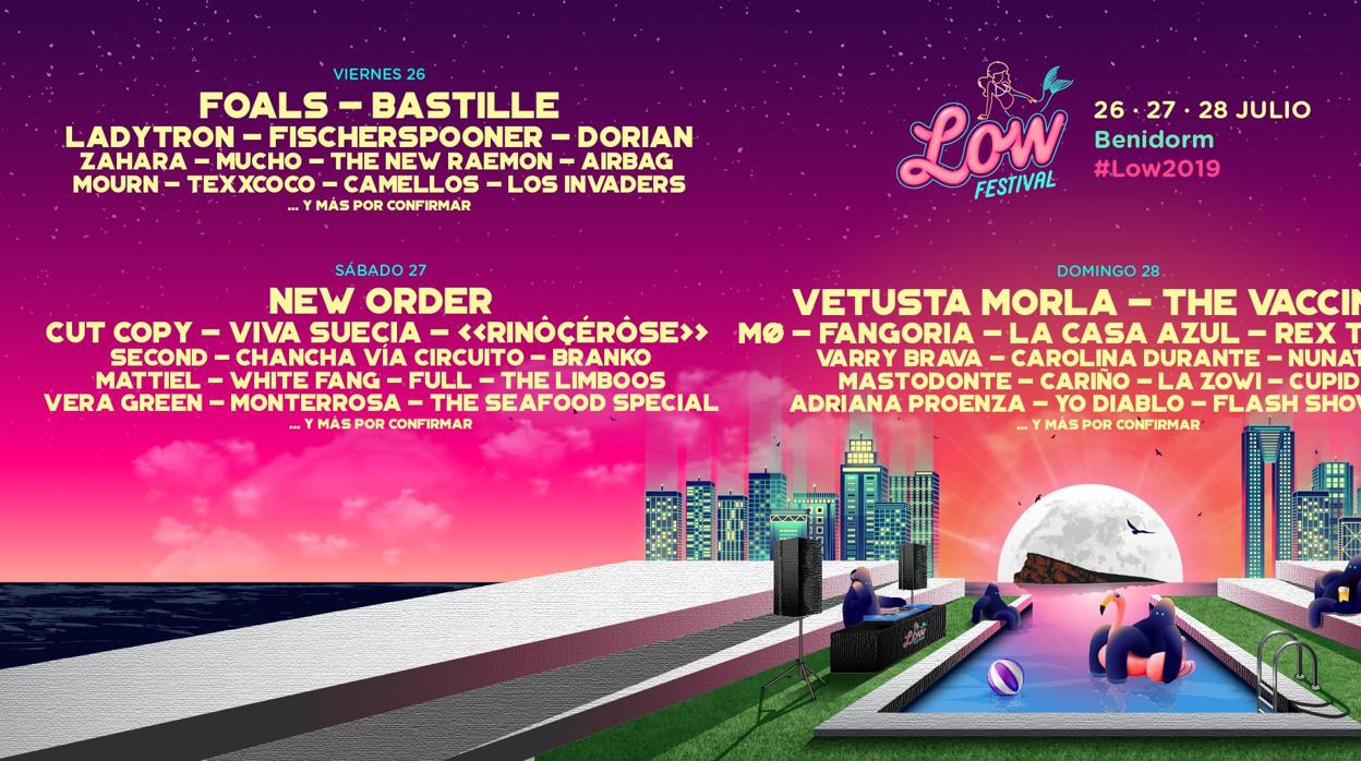 Cartel del Low Festival de Benidorm