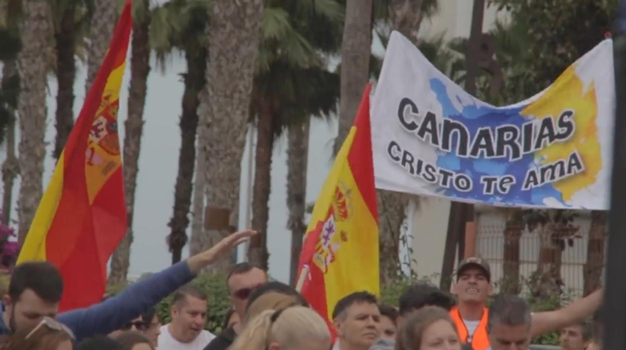 Acto del Consejo Evangélico de Canarias por la unidad de España en Las Palmas