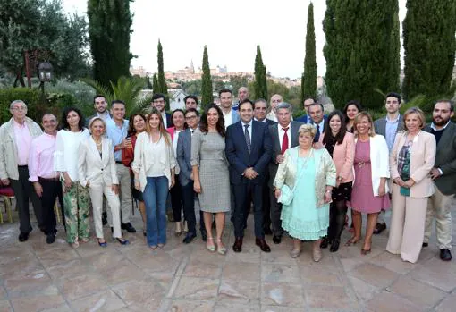 Los 25 miembros de la candidatura del PP a la Alcaldía de Toledo