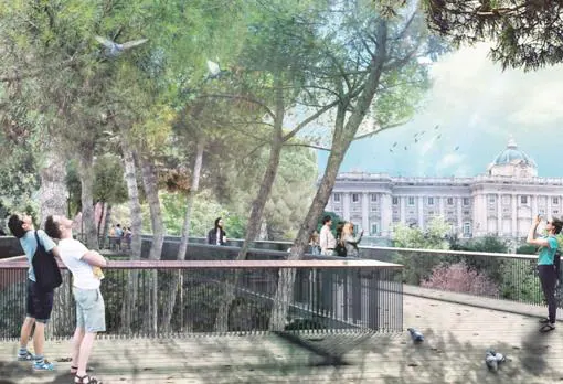Imagen del proyecto ganador para la remodelación de Plaza de España