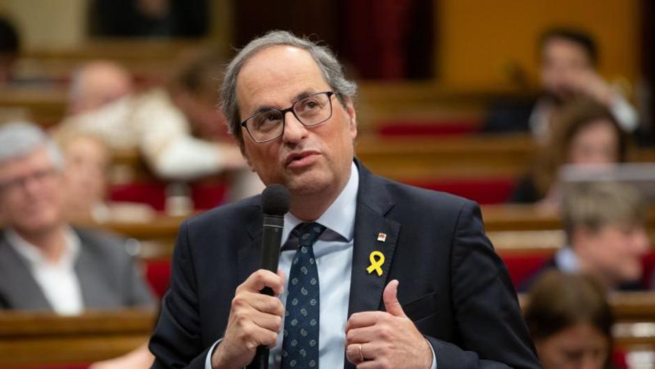 Torra emula a Rivera para ridiculizar a Arrimadas: «¿Escucha este silencio?»