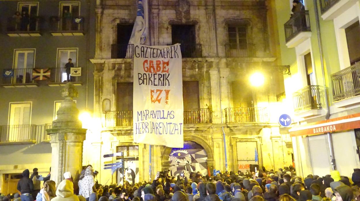 La última ocupación del edificio se produjo el pasado mes de enero