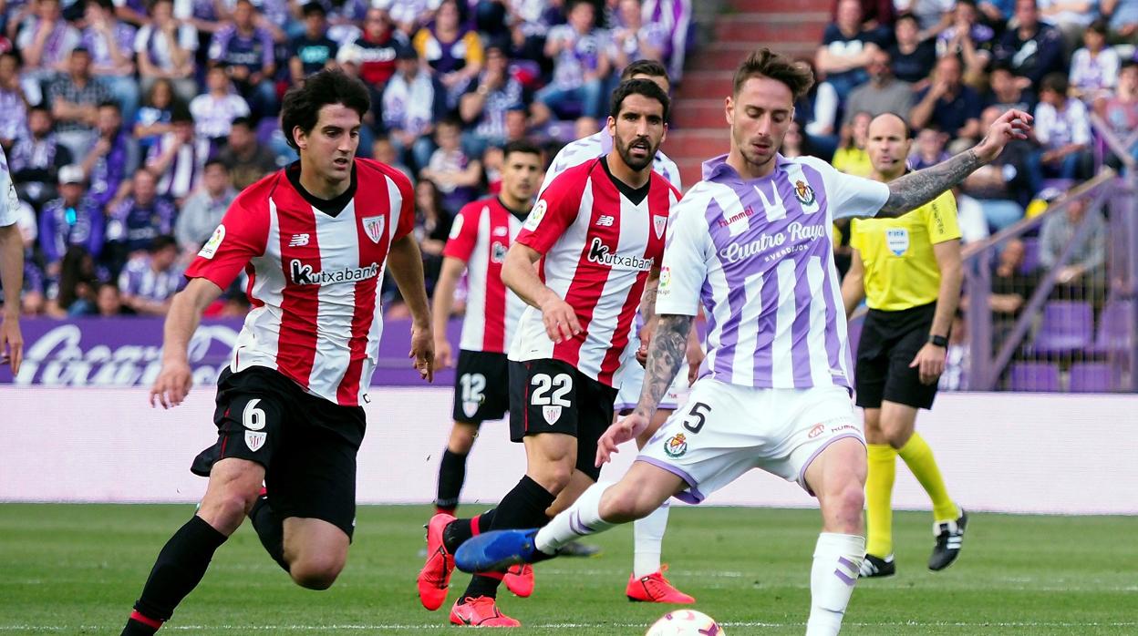 La victoria ante el Athletic en el José Zorrilla dio aire al Valladolid la pasada jornada en la lucha por la permanencia en Primera