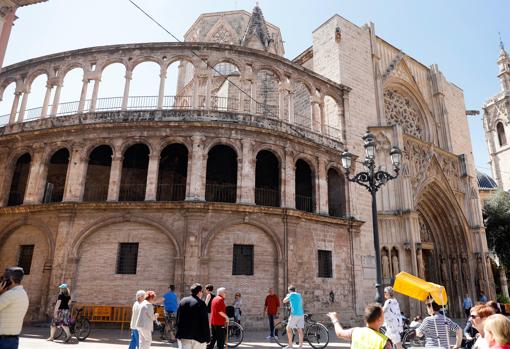 Imagen de la fachada de la Catedral de Valencia