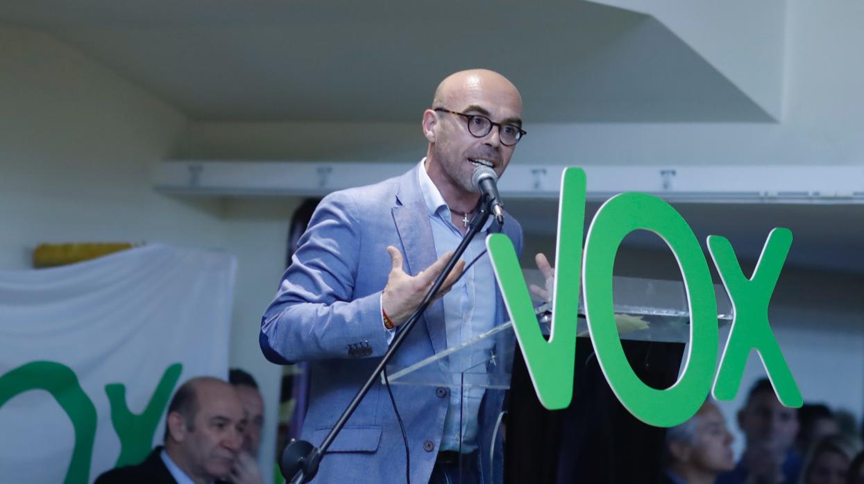 El candidato de Vox a las elecciones europeas, Jorge Buxadé