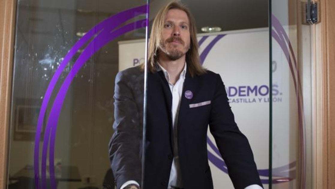 El candidato de Podemos-Equo, Pablo Fernández