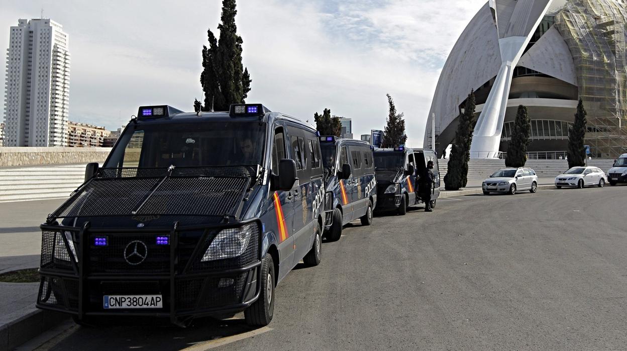 Imagen de archivo de la Policía Nacional en Valencia