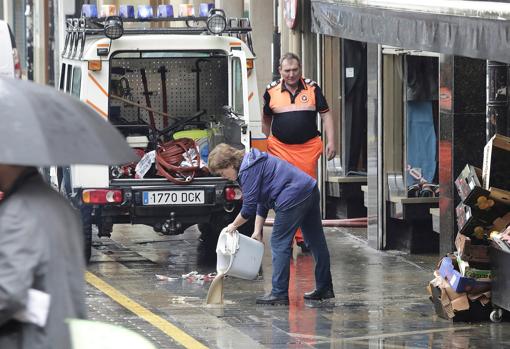 La lluvia provoca inundaciones y desprendimientos en Guipúzcoa