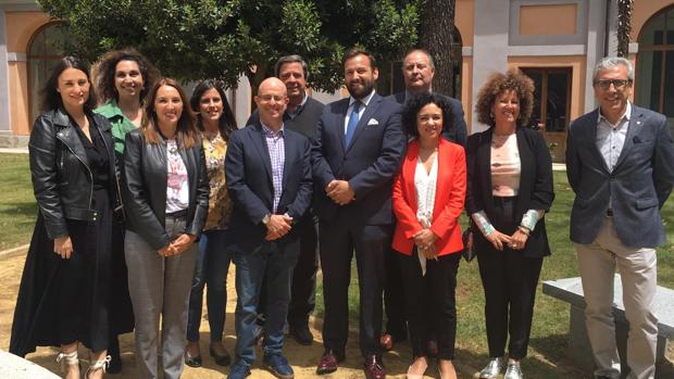 Erwan de la Villeon y María Ritter, con la Academia de Cultura Gastronómica de Castilla-La Mancha