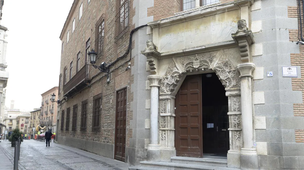 Entrada a la Audiencia Provincial de Toledo, donde se ha celebrado el juicio