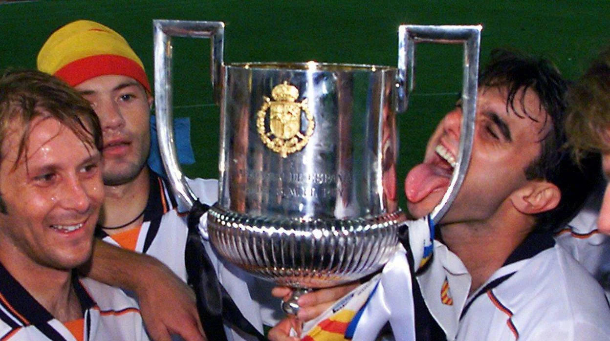 Imagen de la celebración de la Copa del Rey de 1999