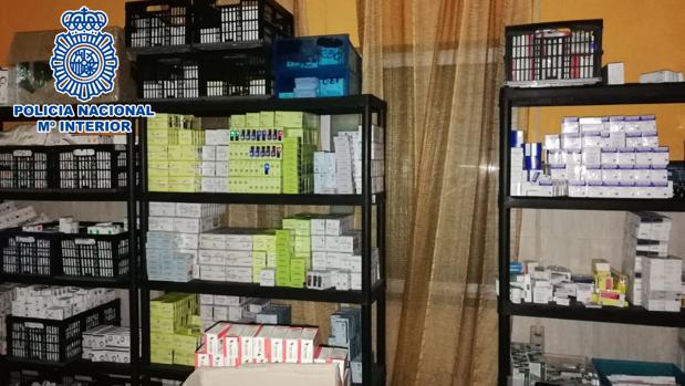 La Policía interviene 20 millones de dosis de medicamentos ilegales en Valencia