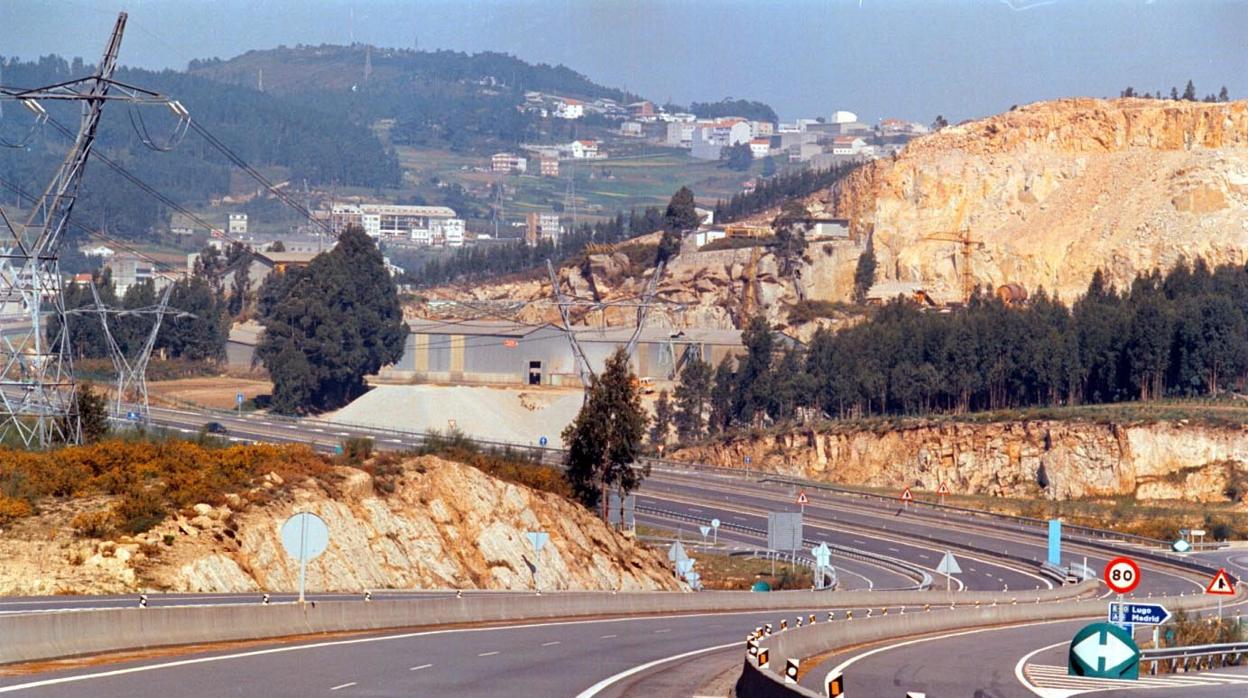 Vista de la autopista AG-55