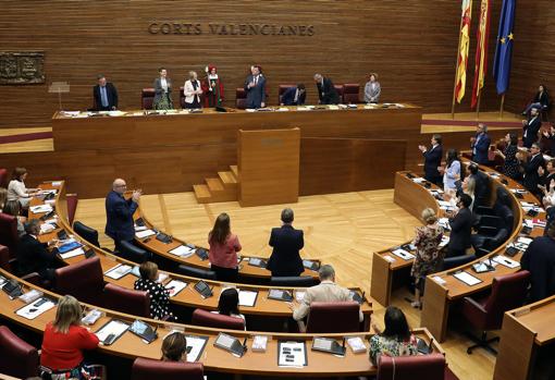 Sesión constitutiva de les Corts Valencianes para la presente legislatura
