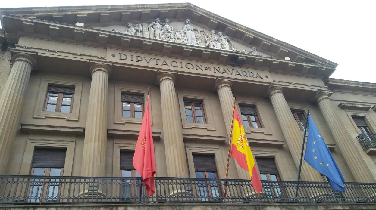 Fachada del Palacio de Navarra, sede del Gobierno foral