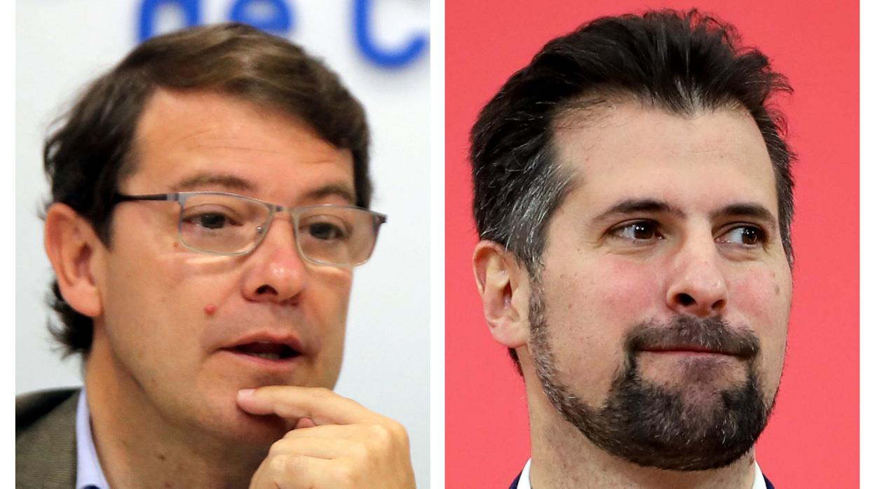 Fernández Mañueco (PP) y Luis Tudanca (PSOE)