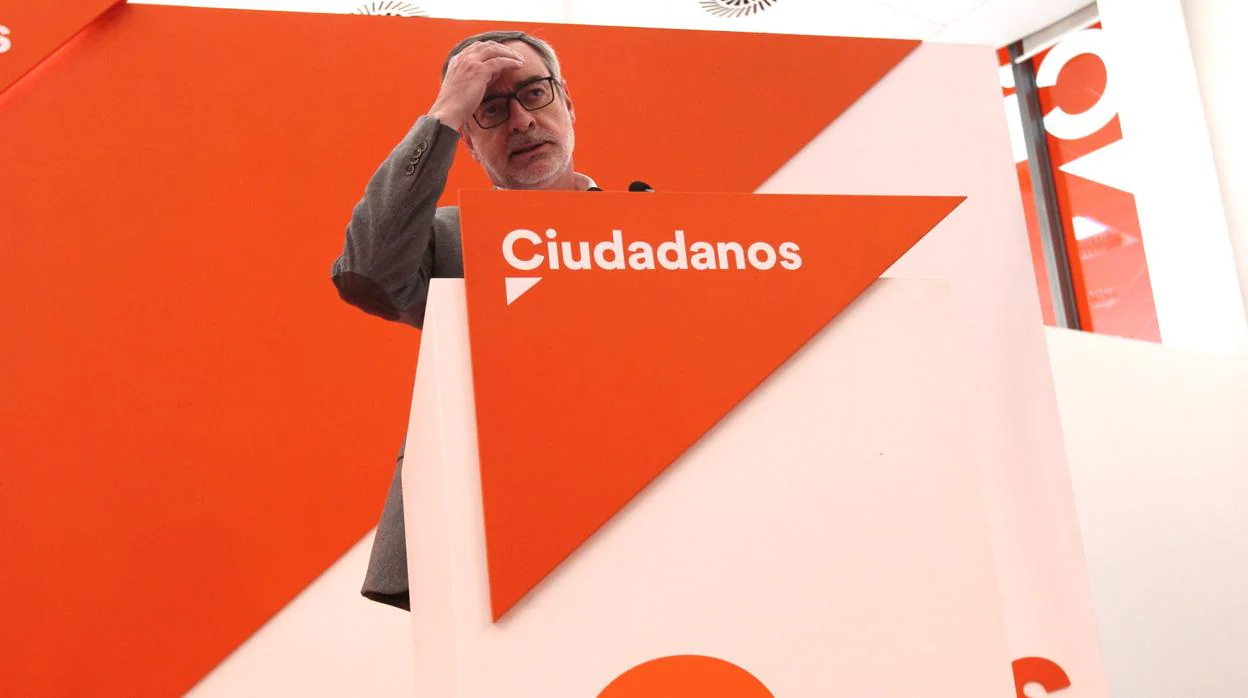 El secretario general de Ciudadanos José Manuel Villegas, en una imagen de archivo