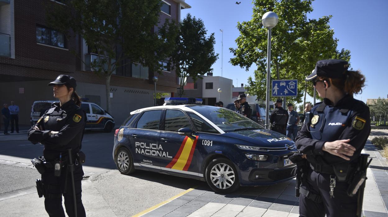 Los detenidos acudieron a declarar al juzgado de Huesca en medio de un fuerte dispositivo policial