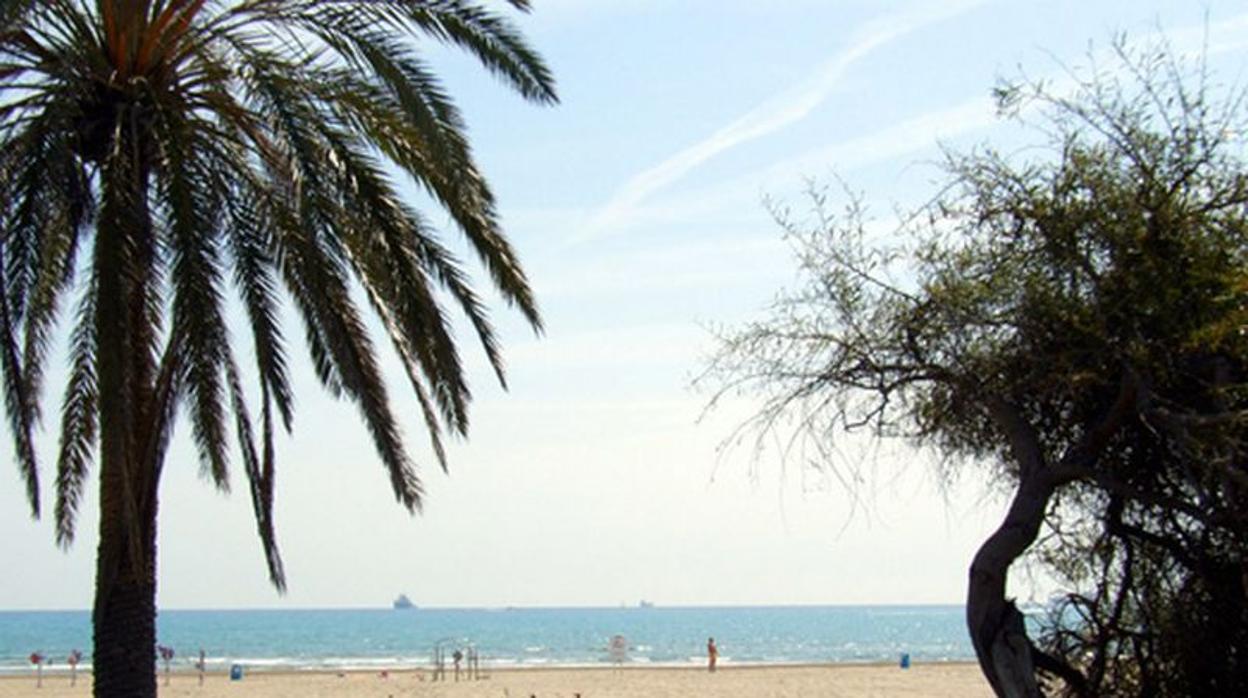 Vista de una playa de Castellón