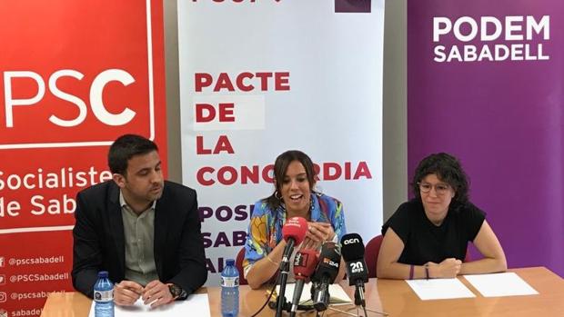 El PSC recupera la alcaldía de Sabadell de la mano de Podemos