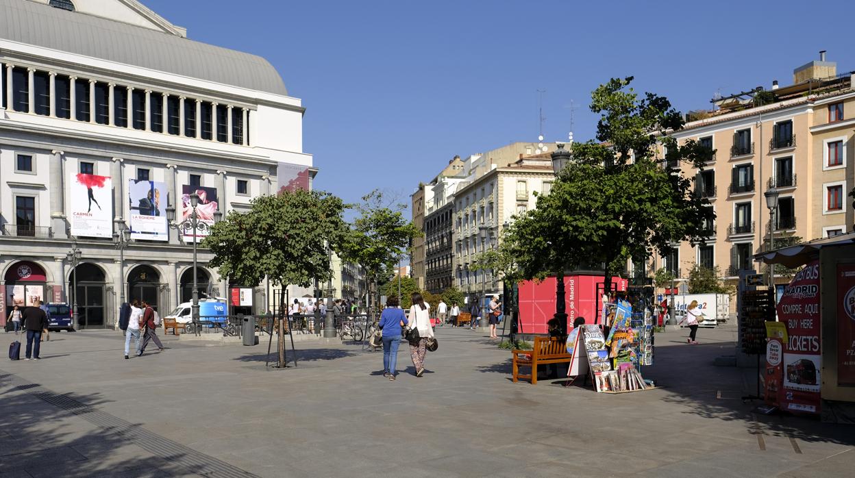 La céntrica plaza, en una imagen de archivo