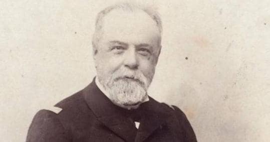 El almirante Cervera, en una imagen de finales del siglo XIX