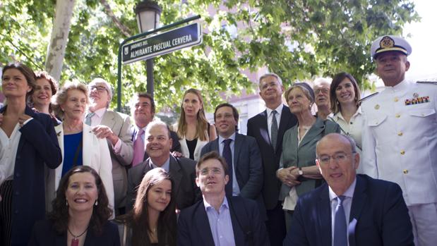 El almirante Cervera, despreciado por Colau, ya tiene sus jardines en Madrid