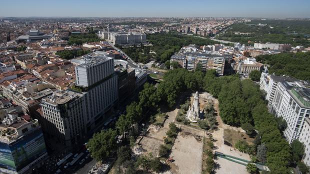 La Comunidad levanta la paralización de las obras de plaza de España