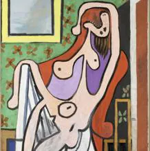 «Gran desnudo en un sillón rojo» (1929)