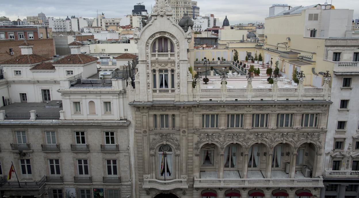 Exterior del Casino de Madrid, donde tendrá lugar la charla