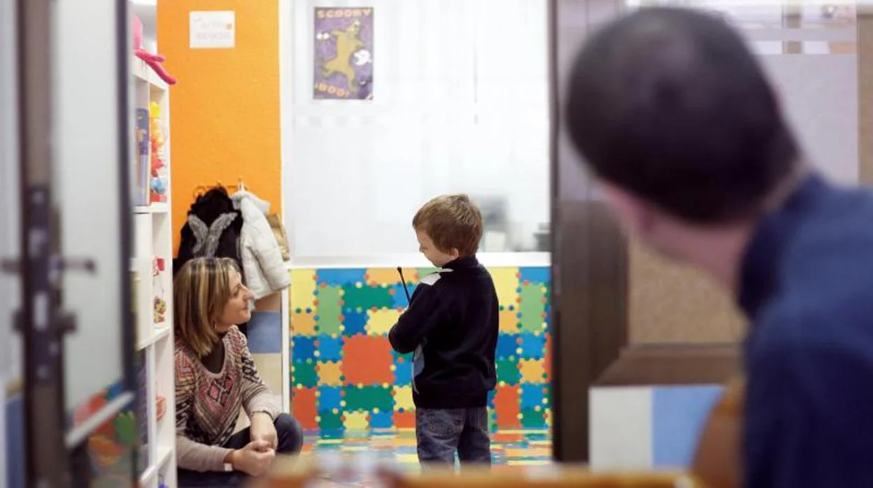 Un centro de niños con autismo