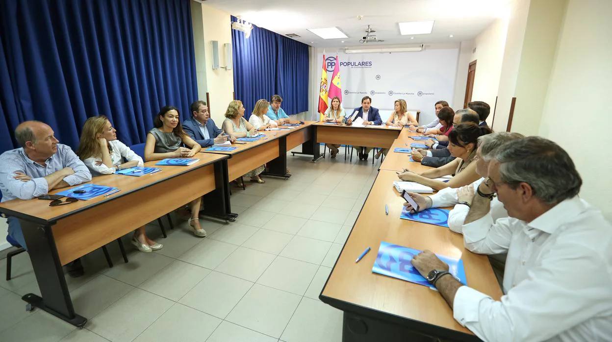 Reunión del Comité de Dirección del PP de Castilla-La Mancha, este miércoles en Toledo