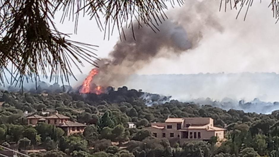 Espectacular incendio en Montesión